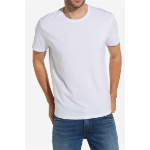 2 PACK T-Shirt STR S TIL 4XL (Hvid/Hvid)